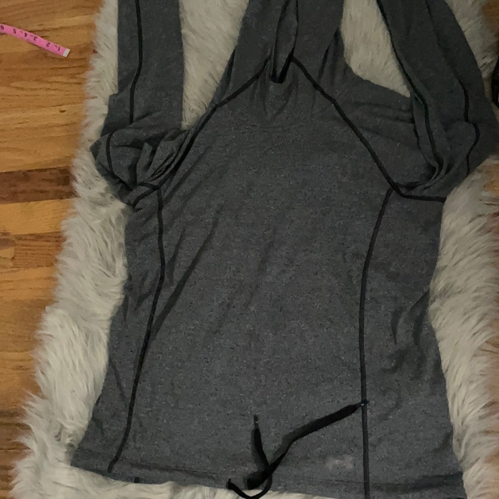 Grey under armor hoodie